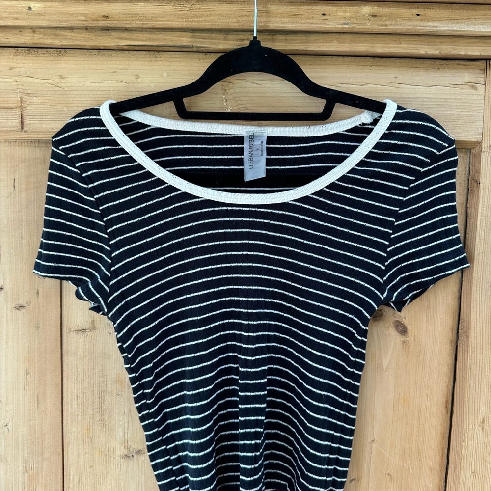 Elegant Striped Women's Tee